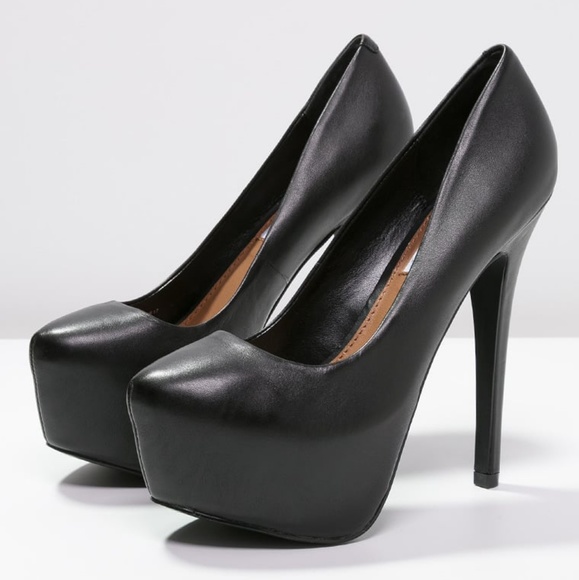 steve madden black stilettos